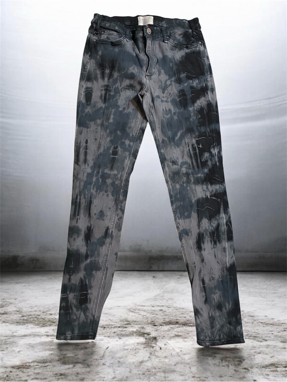 Tie-Dye Wash Slim Jeans